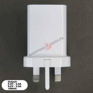 Huawei 100% Fast Usb Charger 3 Pin / 18 Watt – Compatible Under 18w Huawei M/N/P/Y Series Android Phones