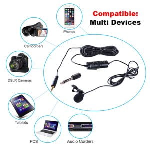 100% Original Boya BY M1 Microphone – Compatible Multi Devices